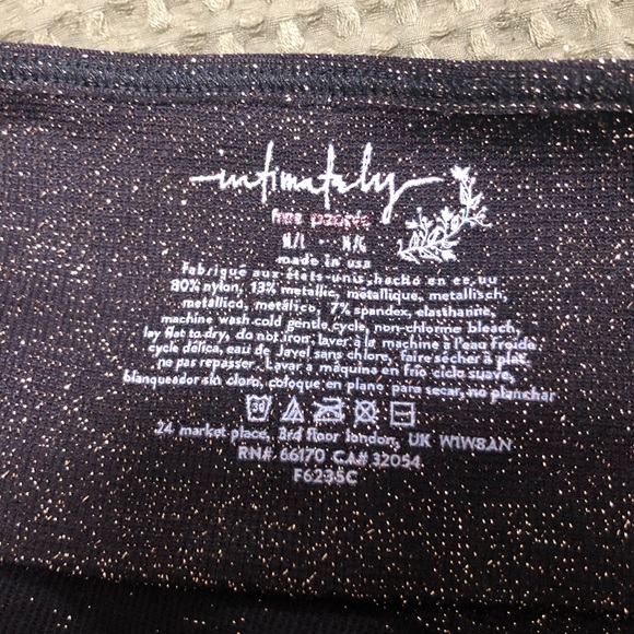 Sz M Free People Ali Low-Back Seamless Bra FINAL PRICE - Picture 4 of 6